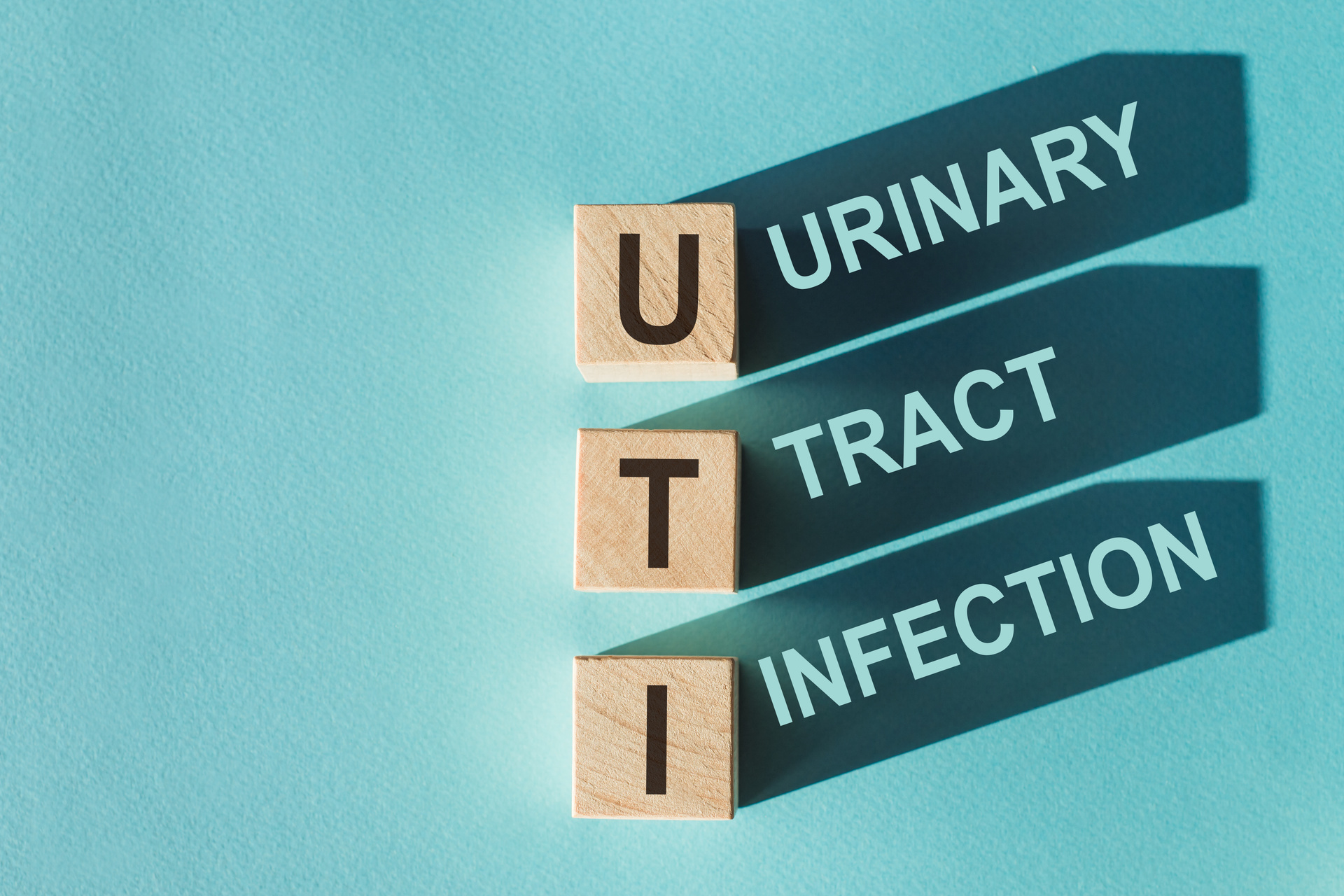 Image of letters making up UTI