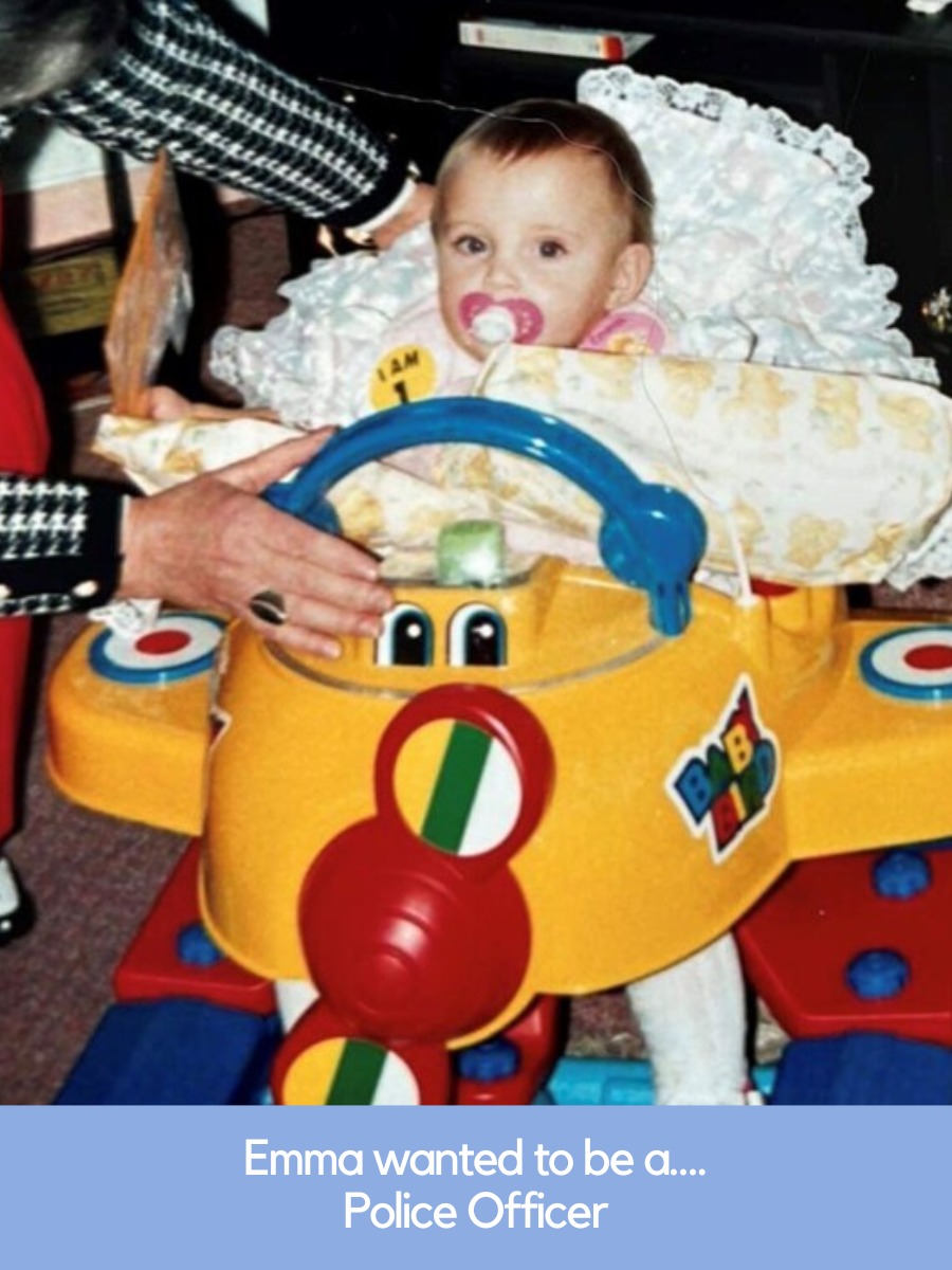 Image of Emma as a baby