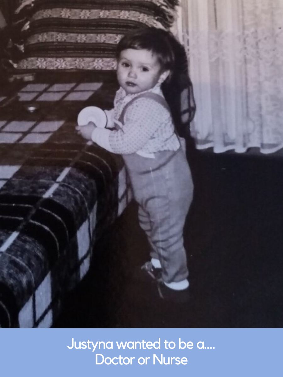 Image of Justyna as a baby