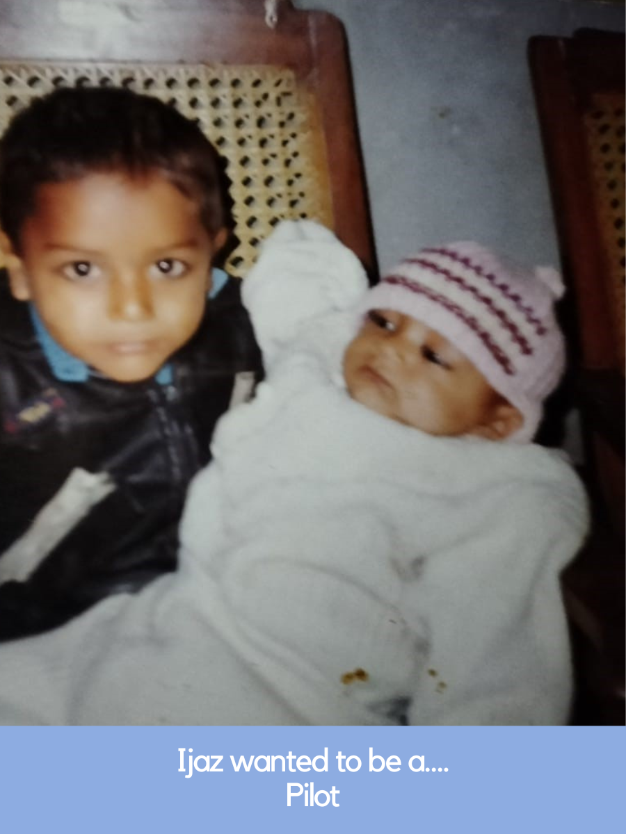 Image of Ijaz as a baby